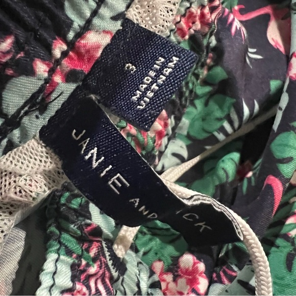 Janie & Jack 3t Flamingo Summer Swim Shorts - Picture 4 of 5